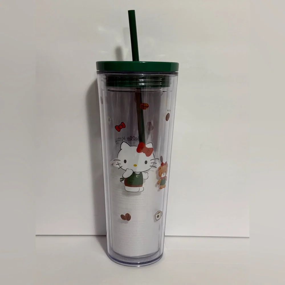 Starbucks x Hello Kitty Cold Cup Tumbler 2025 Acrylic 24 oz Limited Edition